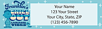 Retro Peanuts Return Address Label