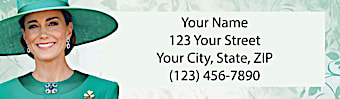 Catherine Princesss of Wales Return Address Label