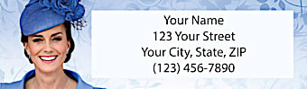 Catherine Princesss of Wales Return Address Label