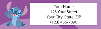 Disney's Stitch Return Address Label