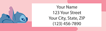 Disney's Stitch Return Address Label
