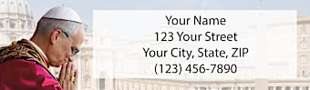 Pope Return Address Label