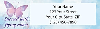 Butterfly Inspirations Return Address Label
