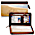 Footprints Zippered Checkbook Cover Wallet