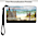 A Walk on the Beach Large Wristlet Purse