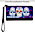 Day of the Dead Large Wristlet Purse