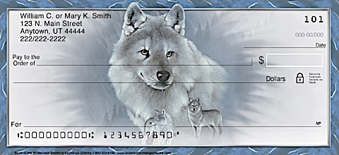 Spirit of the Wilderness Wolf Personal Checks