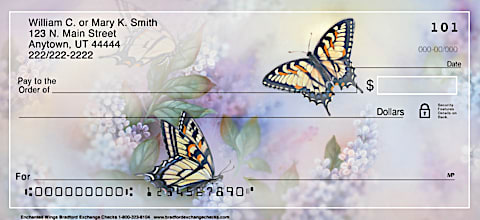 Lena Liu's Enchanted Wings Butterfly Personal Checks