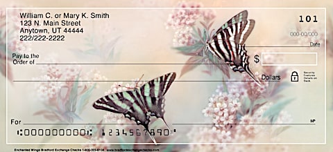 Lena Liu's Enchanted Wings Butterfly Personal Checks