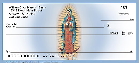 The Virgin Mary Religious Christian Personal Checks