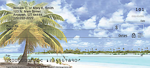 Tropical Paradise Personal Checks