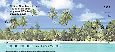 Tropical Paradise Personal Checks