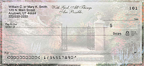 Thomas Kinkade's Heaven on Earth Personal Checks