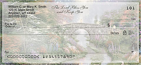 Thomas Kinkade's Heaven on Earth Personal Checks