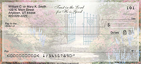 Thomas Kinkade's Heaven on Earth Personal Checks