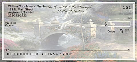 Thomas Kinkade's Heaven on Earth Personal Checks