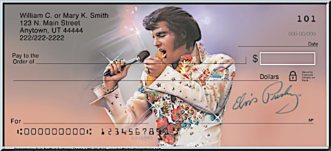 Remembering Elvis(R) Personal Checks