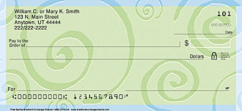 Free Spirits Personal Checks