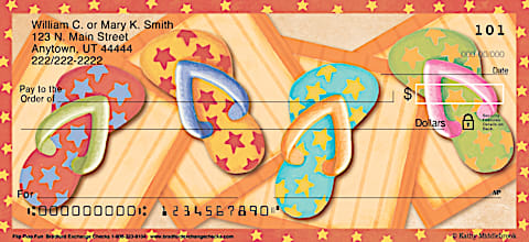 Flip Flop Fun Personal Checks