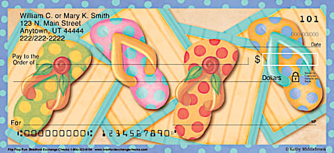 Flip Flop Fun Personal Checks