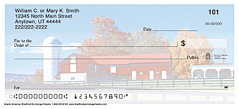 Scenic  America Unique Personal Checks