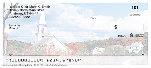 Scenic  America Unique Personal Checks