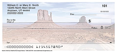 Scenic  America Unique Personal Checks