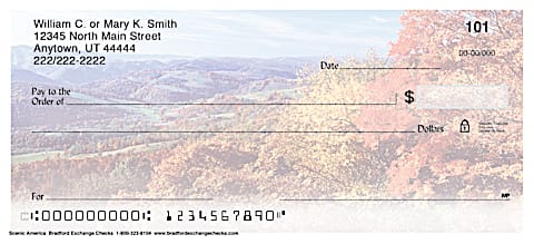 Scenic  America Unique Personal Checks