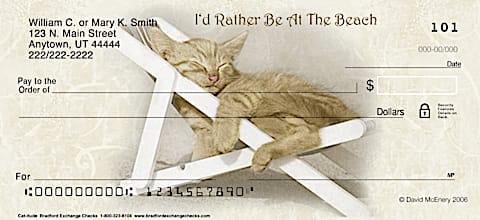 Cat-itude Personal Checks
