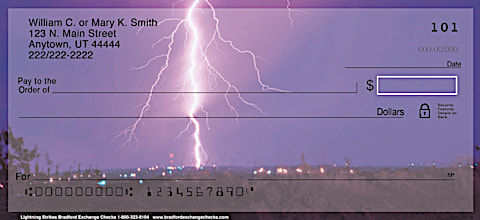 Lightning Strikes Personal Checks