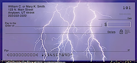 Lightning Strikes Personal Checks