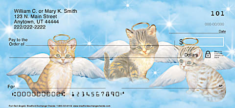 Purr-fect Angels Personal Checks