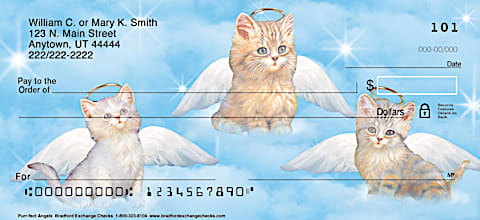 Purr-fect Angels Personal Checks