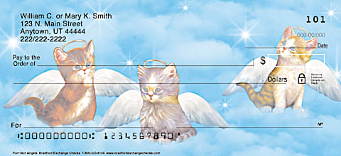 Purr-fect Angels Personal Checks