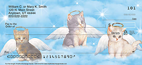 Purr-fect Angels Personal Checks