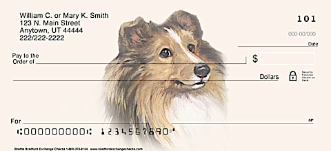 Sheltie Personal Checks