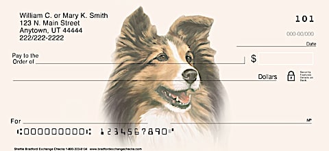 Sheltie Personal Checks