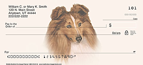 Sheltie Personal Checks