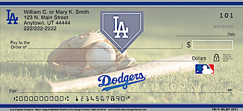 Los Angeles Dodgers - Personal Checks