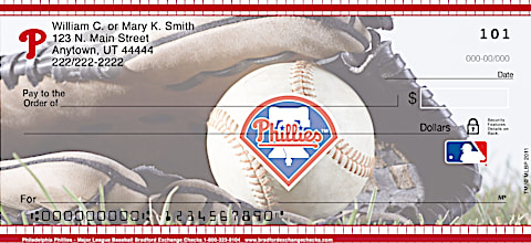 Philadelphia Phillies - Personal Checks