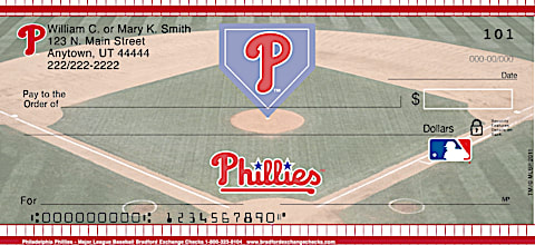 Philadelphia Phillies - Personal Checks