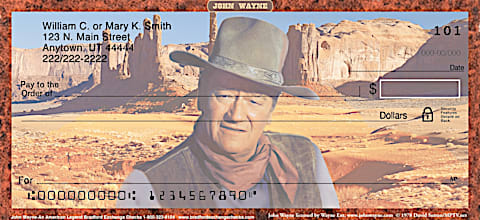 John Wayne: An American Legend Personal Checks
