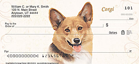 Corgi Personal Checks