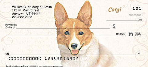 Corgi Personal Checks