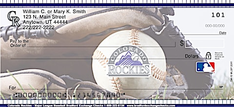 Colorado Rockies - Personal Checks