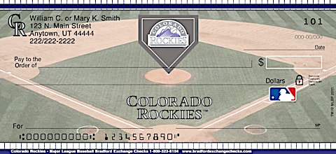 Colorado Rockies - Personal Checks