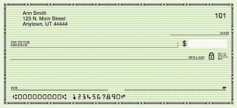 Green Security Personal Checks