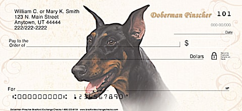 Doberman Personal Checks