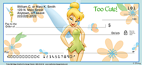 Tinker Bell Magic! Personal Checks