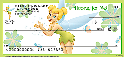 Tinker Bell Magic! Personal Checks